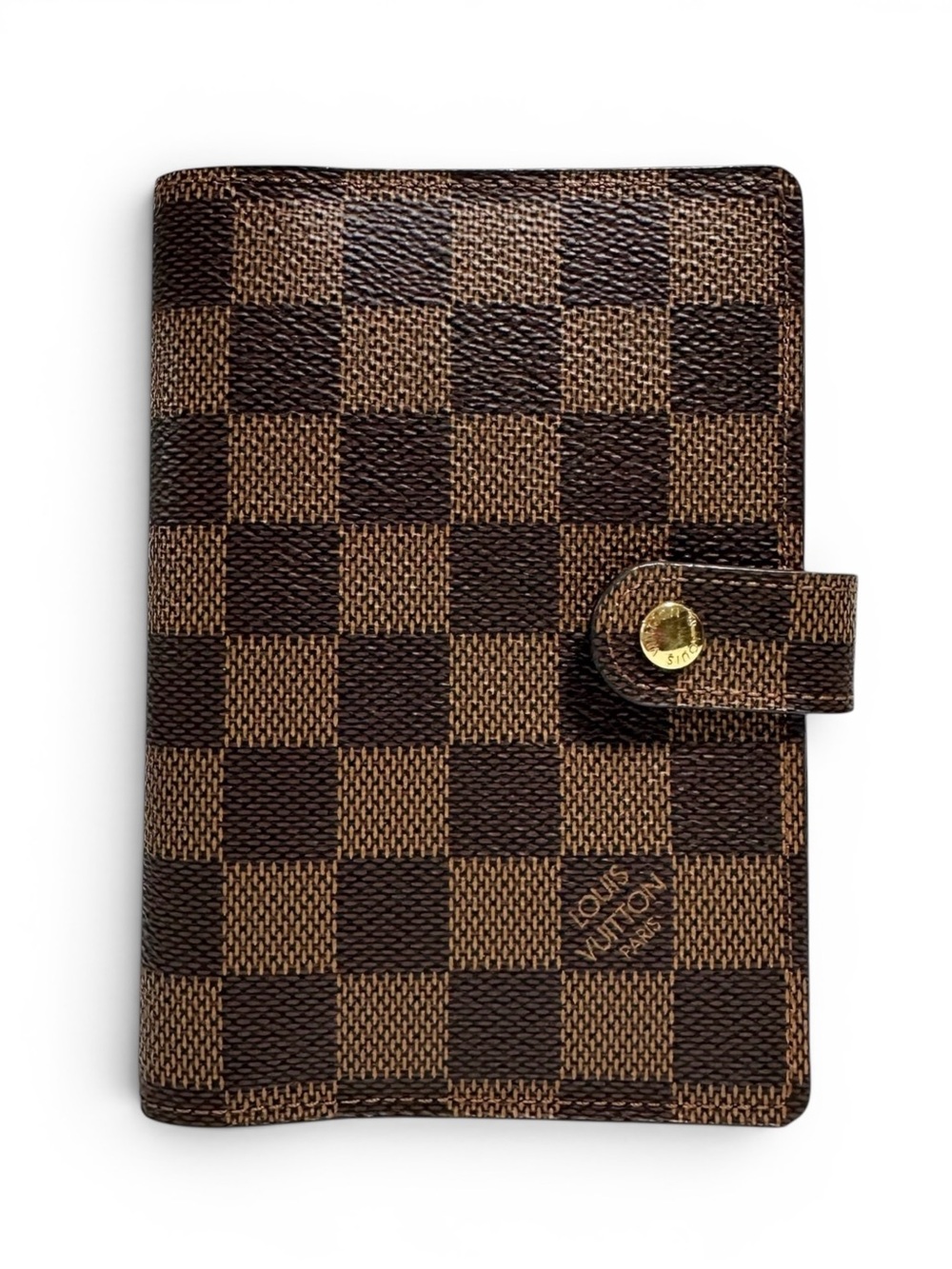 Louis Vuitton Damier Ebene Leather Agenda PM Passport Travel Organizer